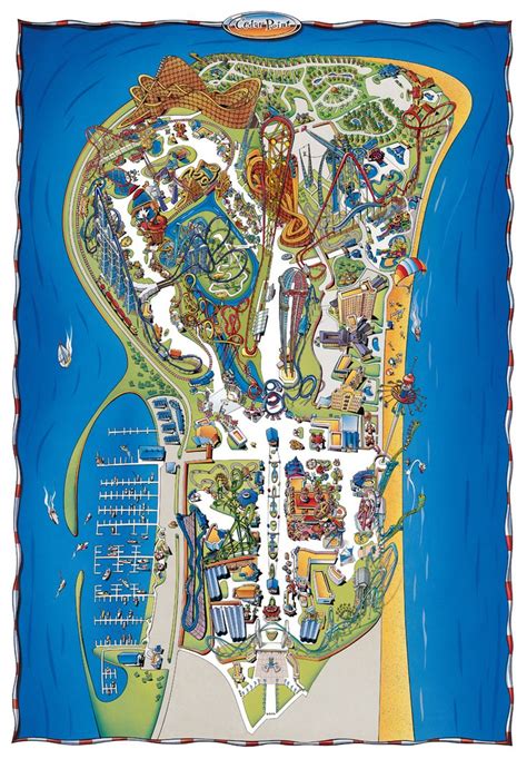 Cedar Point Map 2023 Printable