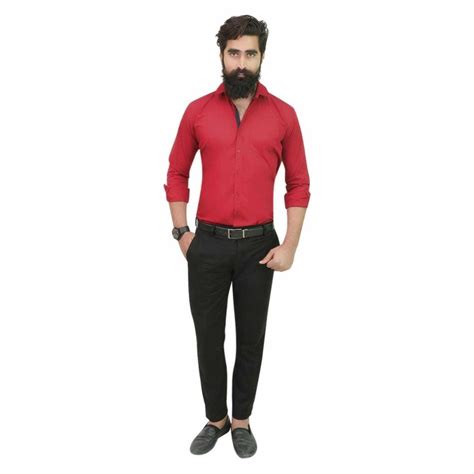 Men Cotton Plain Collar Neck Shirt Size M L And Xl At Rs 225 In New Delhi