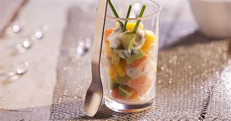 Recette Verrines De Tartare De Saumon Mangue Et Avocat