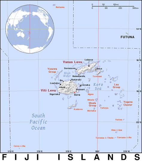 FJ · Fiji · Public domain maps by PAT, the free, open source, portable ...