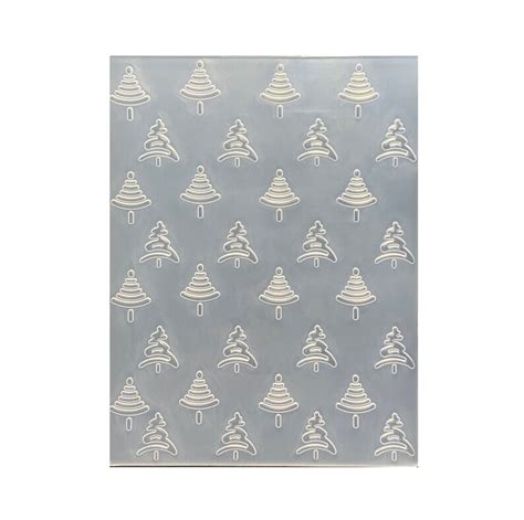 Embossing Folder Christmas Stylised Trees D By Creative Etsy