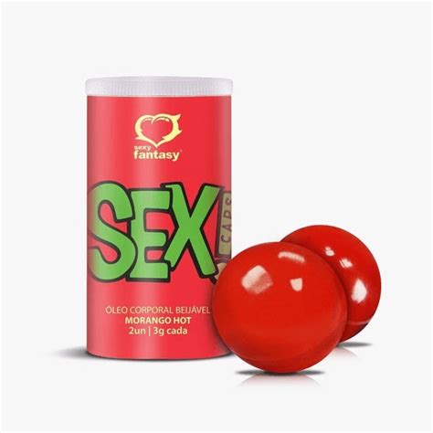Bolinha Explosiva Sex Caps Beijável Morango Hot Sexy Fantasy Shopee Brasil