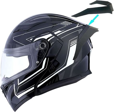 1storm Motorcycle Modular Full Face Helmet Flip Up Dual Visor Sun Shield Hb89 Arrow