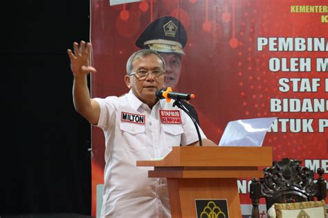 Staf Khusus Menkumham RI Beri Penguatan Reformasi Birokrasi Di Kanwil