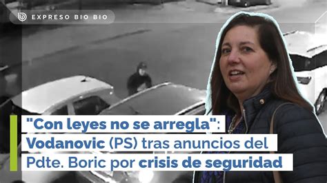 Con Leyes No Se Arregla Vodanovic PS Tras Anuncios Del Pdte Boric