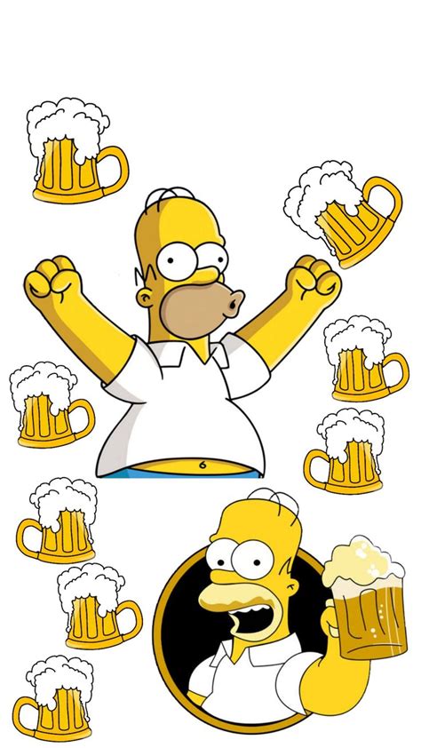 Toppers los Simpson Los simpson cumpleaños Cumpleaños cerveza