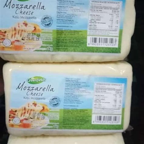 Jual KEJU MOZARELLA GREENFIELDS 1 KG Shopee Indonesia