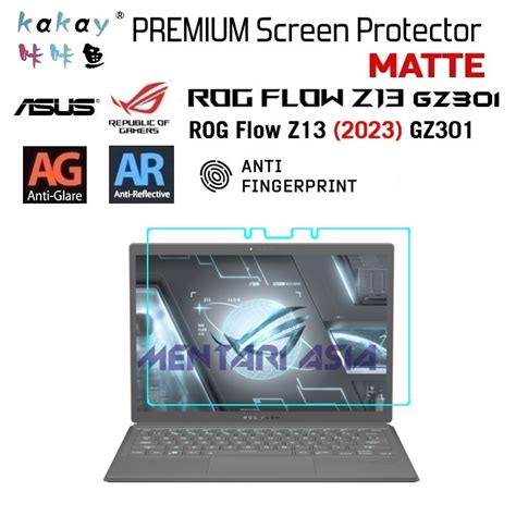 ฟลมกนรอยหนาจอ ASUS ROG FLOW Z13 2023 KAY Premium MATTE Shopee