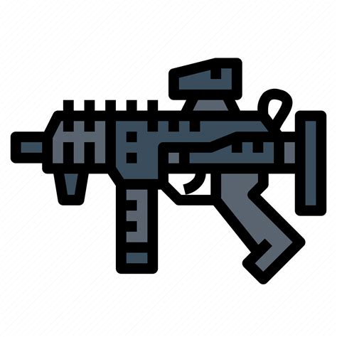 Army Gun Launcher Submachine Weapon Icon Download On Iconfinder