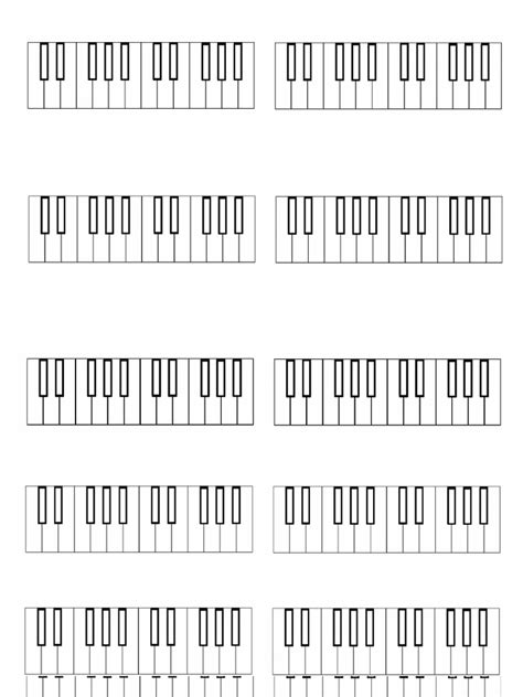 Blank Keyboard Chart | PDF