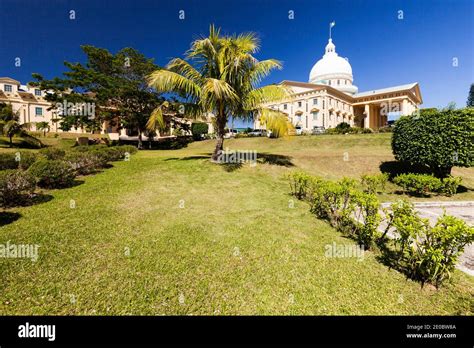 Main Building Of Palau National Capital Ngerulmud Melekeok Island Of