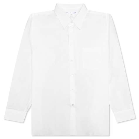 Classic Button Down Shirt White Feature