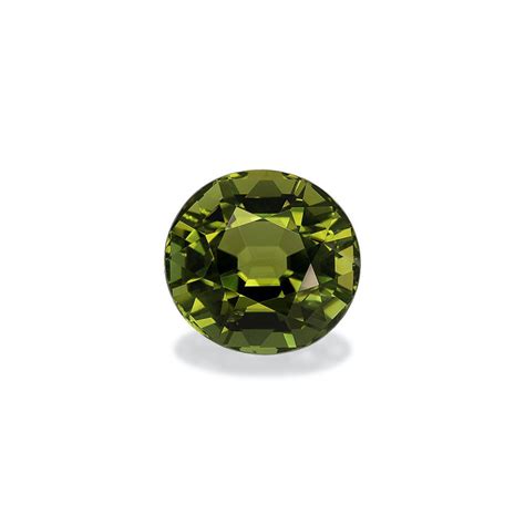 Oval Cut Cuprian Tourmaline Lime Green Carats