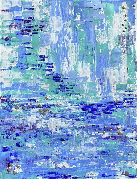 Blue Steps Painting by Jamie Cielewich - Pixels