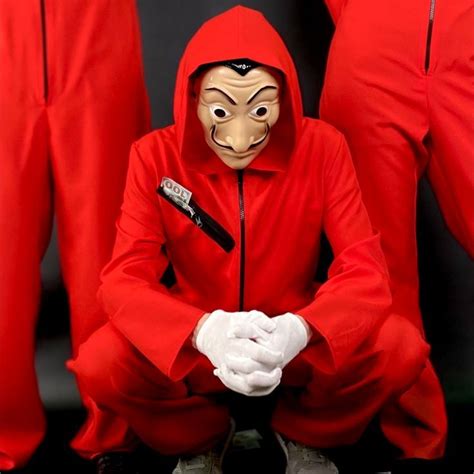 La Casa De Papel Costume La Casa De Papel Cosplay Jumpsuit And