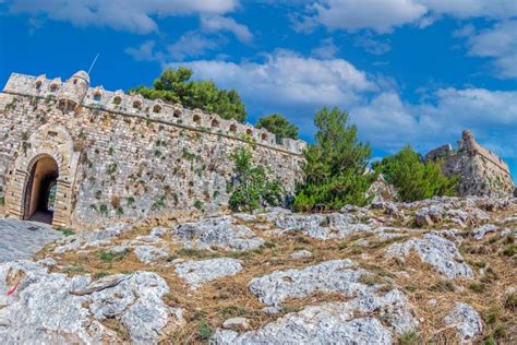 El Castillo De Fortezza Veneciana La Ciudadela De La Ciudad De Rethymno