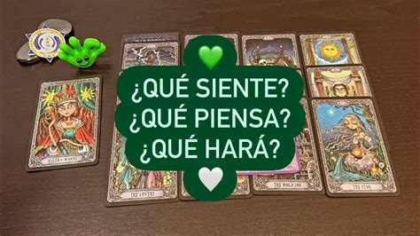 ¿quÉ Siente💚¿quÉ Piensa💚¿quÉ HarÁ💚¿quÉ Mensaje Tienen Para Ti Tarot Interactivo Amor ️ Youtube