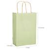 7 X 13 1 4 Large Sage Green Kraft Paper Gift Bags 12 Pc Oriental