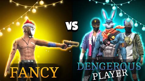 Fancy 😈 Vs Dangerous Player 🥵 Best 1 V 3 Clutch 😱 Garena Free Fire