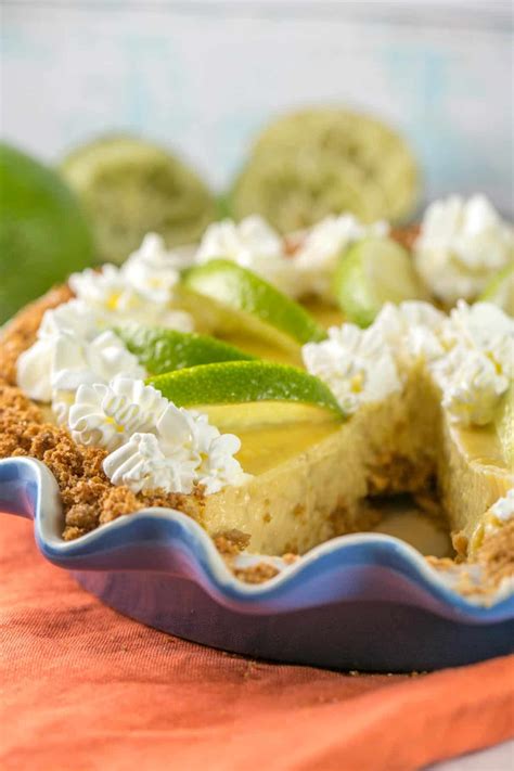 Tequila Lime Margarita Pie Recipe Lime Desserts Authentic Key Lime