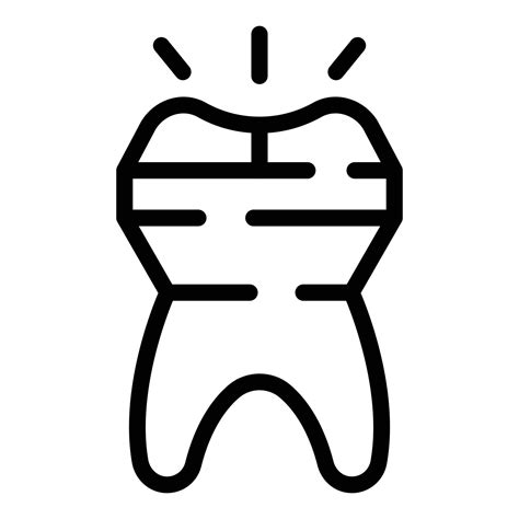 Shiny Tooth Icon Outline Vector Magic Gem Vector Art At Vecteezy