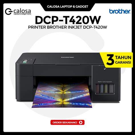 Jual PRINTER WIRELESS BROTHER INKJET DCP T420W INKTANK ALL IN ONE PRINT