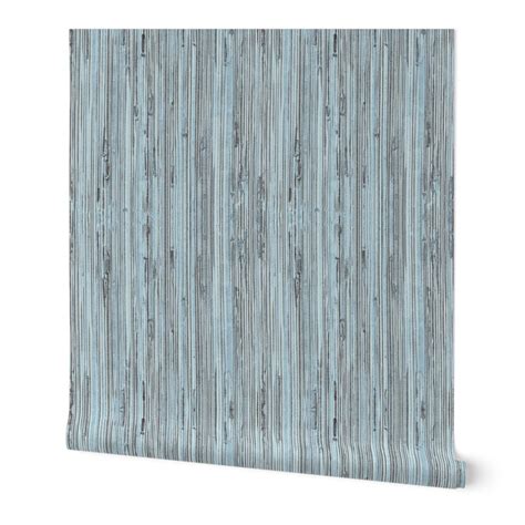 Grasscloth Wallpaper Seafoam Charcoal Wallpaper Spoonflower