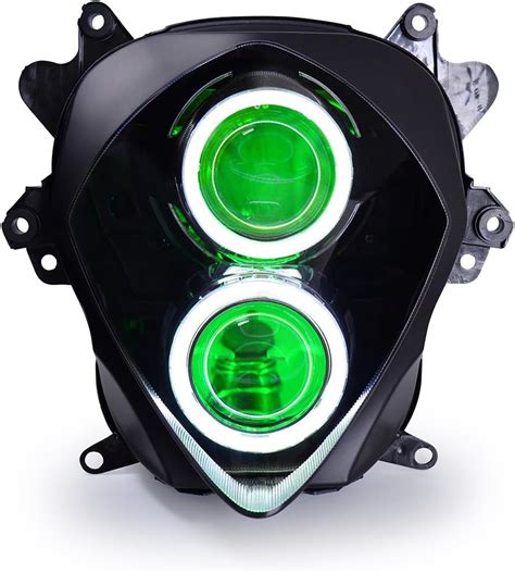 Amazon KT LED Angel Eye Headlight Assembly For GSXR1000 GSX R1000