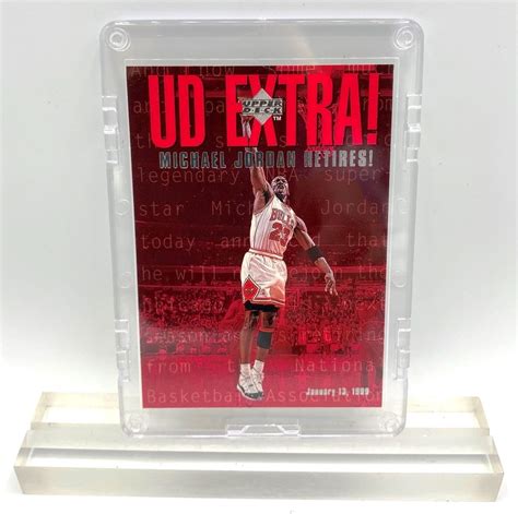 Ud Extra Nba Collection Vintage Michael Jordan Retires Silver