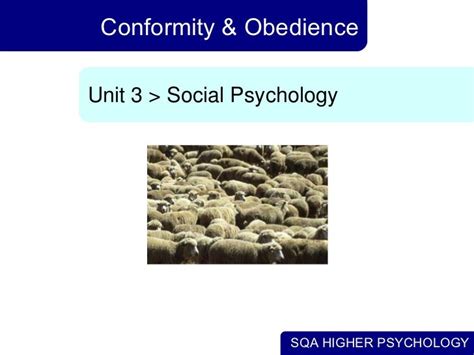 3. Conformity & Obedience