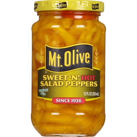 Mt Olive Fresh Pack Sweet N Hot Salad Peppers 12 Fl Oz Delivery Or