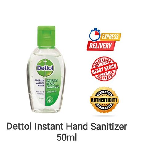 Dettol Original Instant Hand Sanitizer 50ml Shopee Malaysia