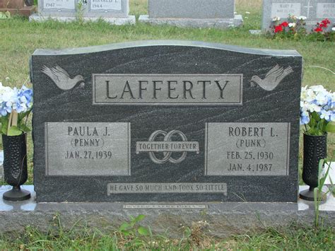 Robert L Punk Lafferty Find A Grave Memorial