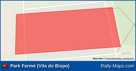 Park Ferm Vila Do Bispo Stage Map Rali De Vila Do Bispo