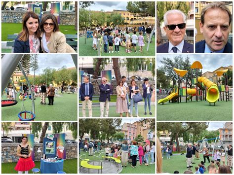 Imperia Inaugurato Il Nuovo Parco Giochi Di Largo Ghiglia Intervento