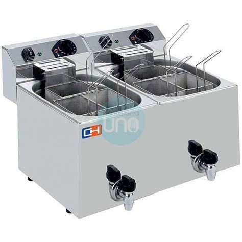 Cuece Pastas Eléctrico Doble Cuba 7 7 Litros Sobremesa CP77L