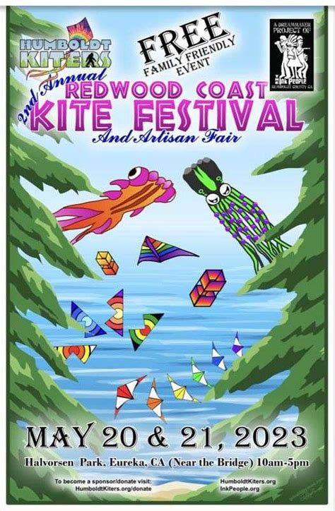 Redwood Coast Kite Festival Artisan Fair Aka American Kitefliers