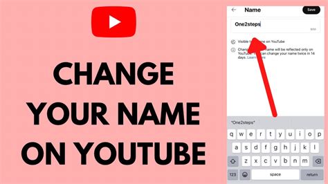 How To Change Your Name On Youtube Easy Youtube