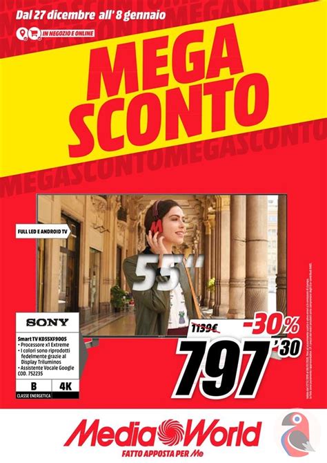 Volantino Mediaworld Mega Sconto Dal All