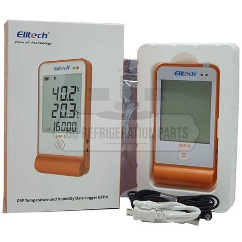 Jual Gsp Temperatur Data Logger Humidity Elitech Original Populer