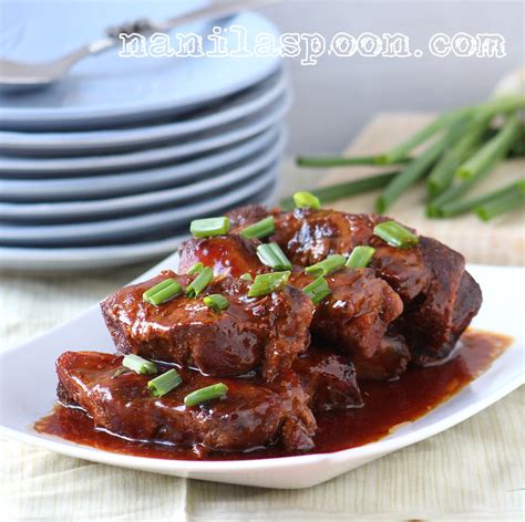 Manila Spoon: Slow Cooker Asian Bar-B-Q Ribs