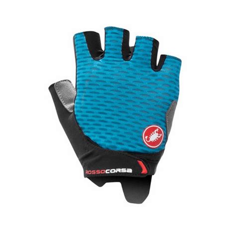 Gants De V Lo Castelli Rosso Corsa Bleu Marin Pour Femme