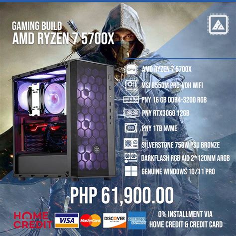 AMD RYZEN 7 5700X Gaming Build V.2 – BlueArm Computer Store