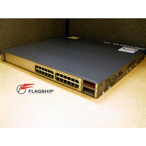 Cisco Ws C3750e 24td S 24 Port 2 X2 10ge Uplinks