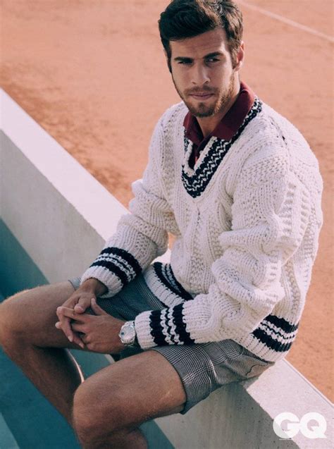 Russian Tennis Player Karen Khachanov Took Part In A Photo Shoot For