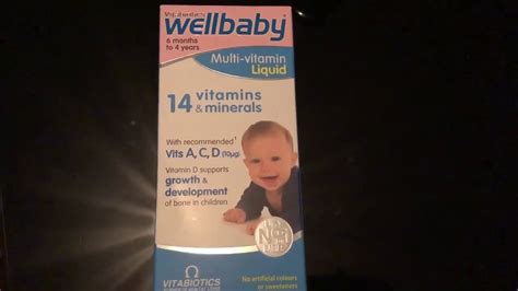 Review Of Wellbaby Multi Vitamin Liquid Youtube