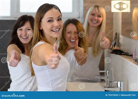 Group Of Laughing Young Women Stock Image Image Of Laughing Young