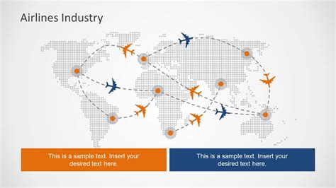 Airlines Industry PowerPoint Template SlideModel