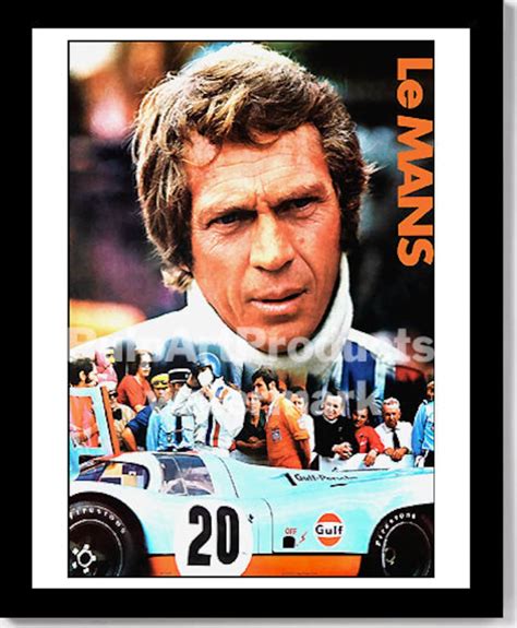 STEVE Mcqueen LE MANS 1971 Film Poster - Etsy