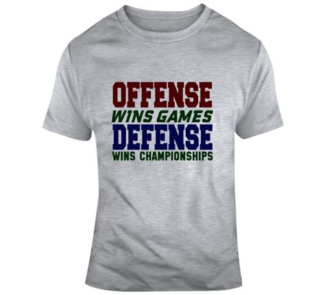 Funny Football Offense Defense Shirt Sayings Sarcasm Humor Quote Gift T ...